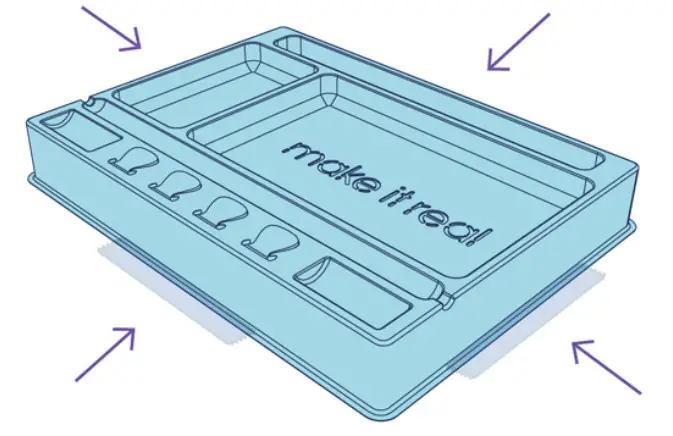 make it real 1202 Bedazzled Charm Bracelets - flat surface