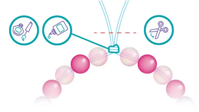 make it real 1202 Bedazzled Charm Bracelets - flat surface7