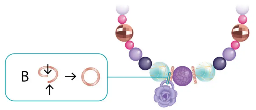 make it real 1202 Bedazzled Charm Bracelets - flat surface9