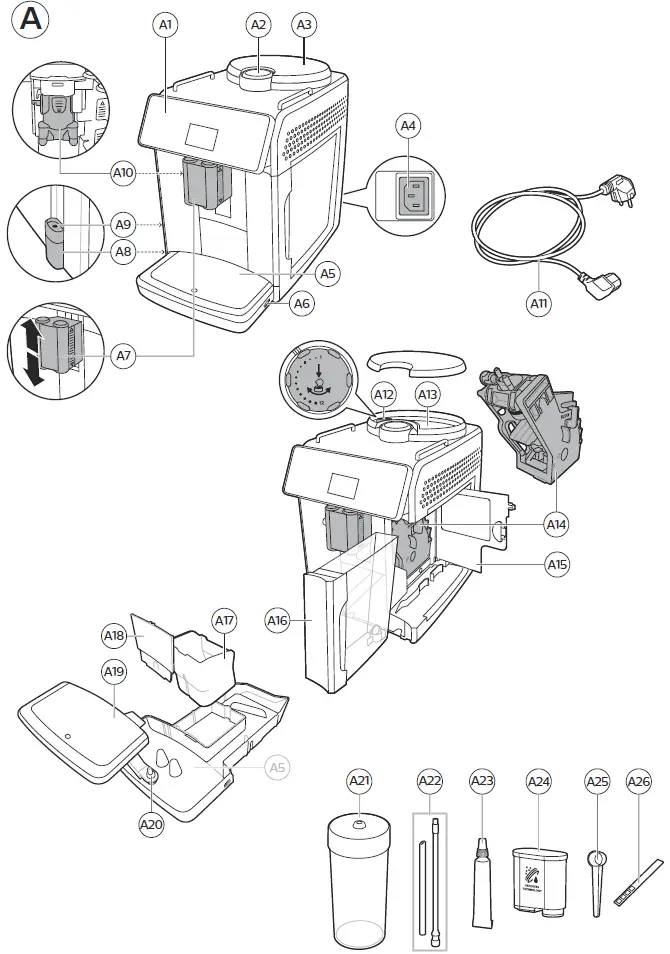 Saeco-SM6585-Fully-Automatic-Espresso-Machine-1