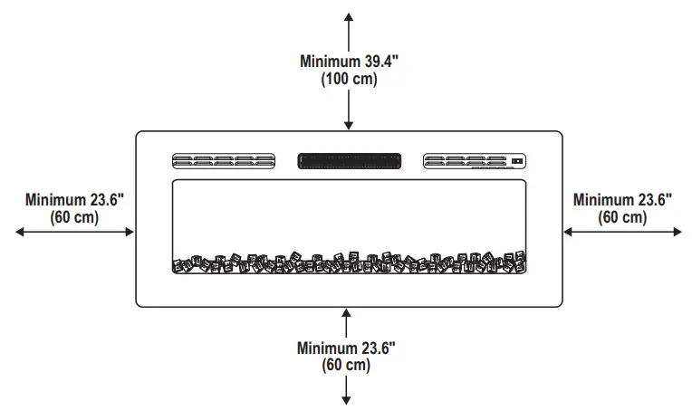 Sunnydaze DECOR LOE-381 Sophisticated Hearth Electric Fireplace fig-3