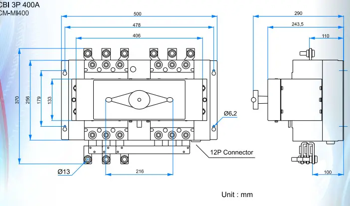 CBI CM-MI 125 Automatic Switch Control Unit - wiring 7