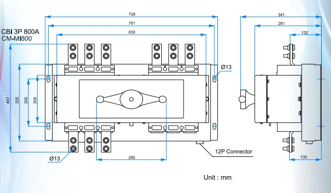 CBI CM-MI 125 Automatic Switch Control Unit - wiring 8
