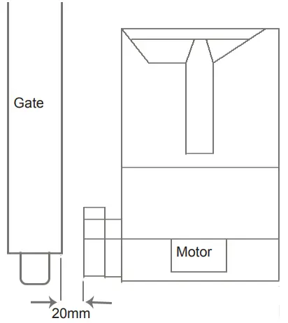 VEVOR SLIDE400 DC12V SERIES Electric Gates Slide Gate Opener - UNLEVEL GATE2