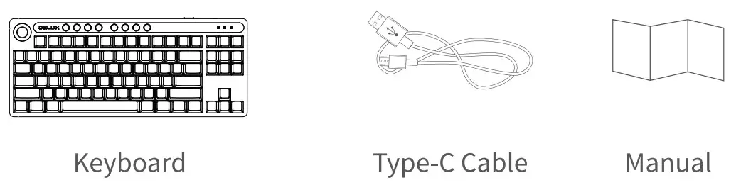 DELUX KS200D Mechanical Keyboard - Icon