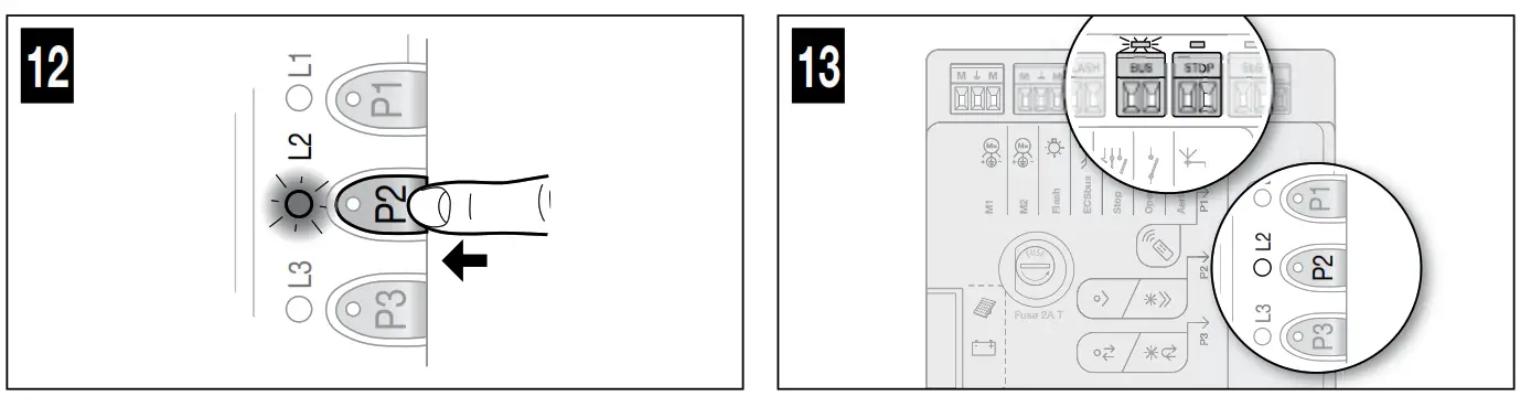 Nice Aria200 Swing Gate Automation - CLOSING ANGLES