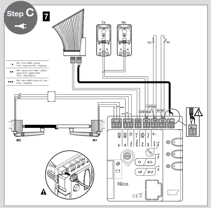 Nice Aria200 Swing Gate Automation - Figure 10