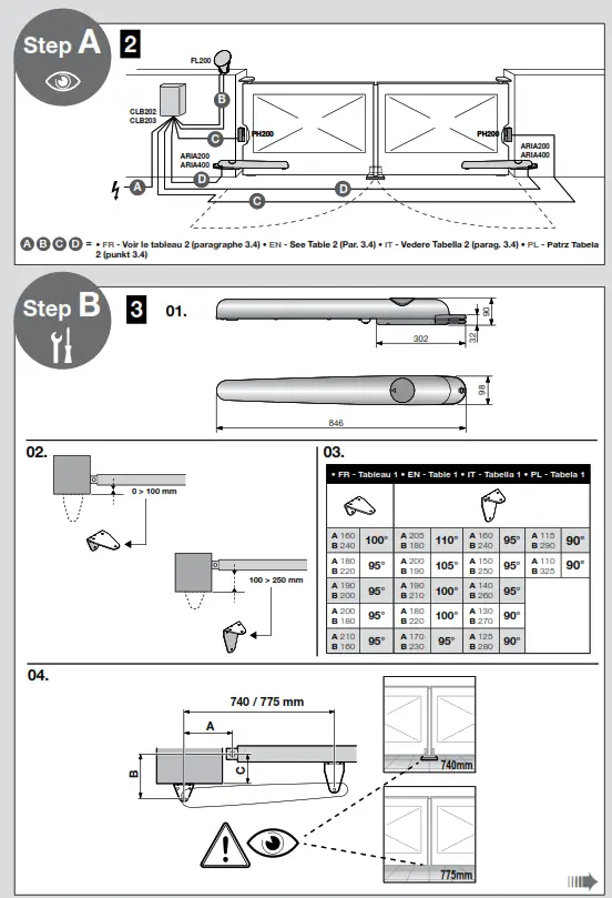 Nice Aria200 Swing Gate Automation - Figure 3