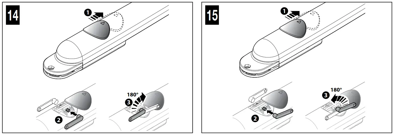 Nice Aria200 Swing Gate Automation - control unit