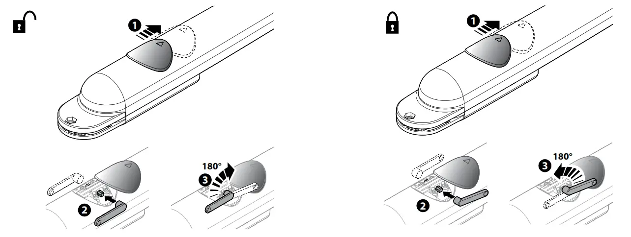 Nice Aria200 Swing Gate Automation - gearmotor