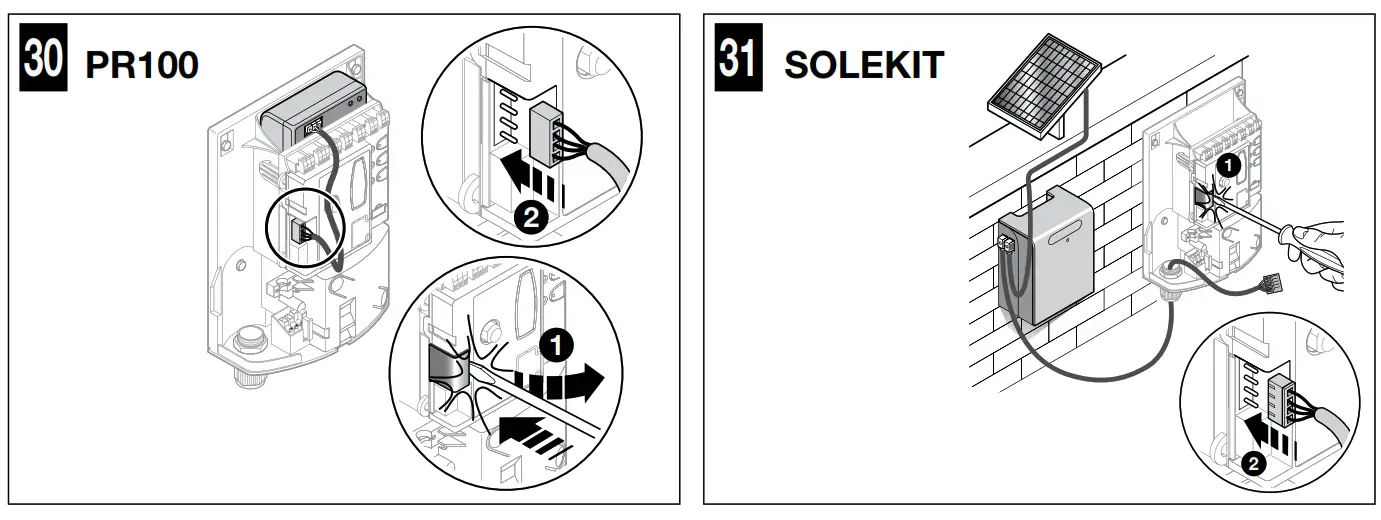 Nice Aria200 Swing Gate Automation - powered
