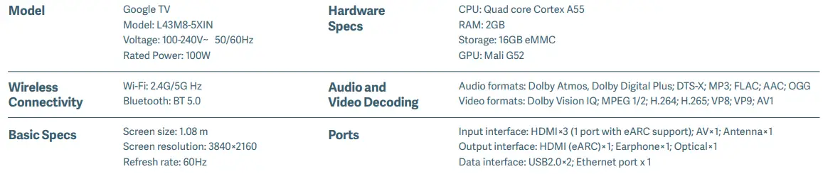 mi L43M8-5XIN WZHD 43 Inch Ultra HD 4K Smart LED TV fig 6