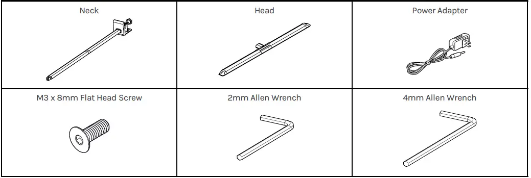 UPLIFT-DESK-LTG006-Sliding-Flex-Lamp-fig-1