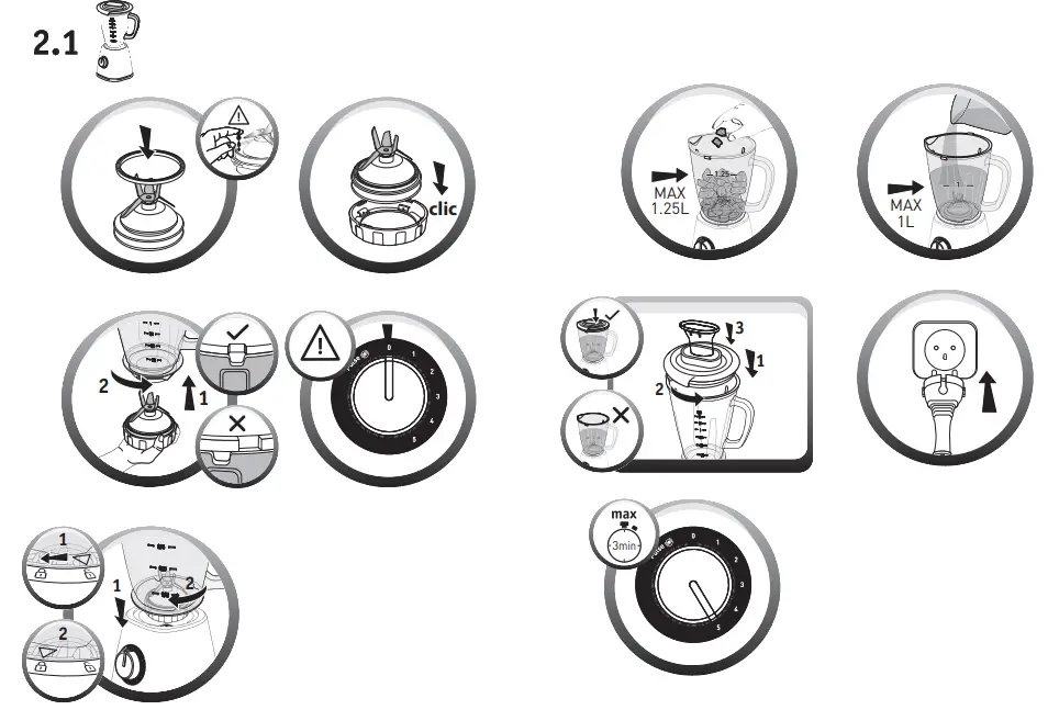 LM46EN10 Moulinex Blender - Figure 2