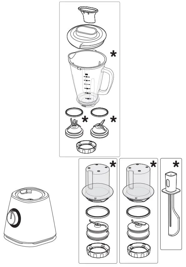 LM46EN10 Moulinex Blender - Figure