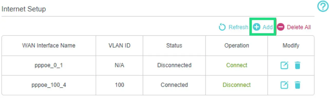 Navigation Menu Option