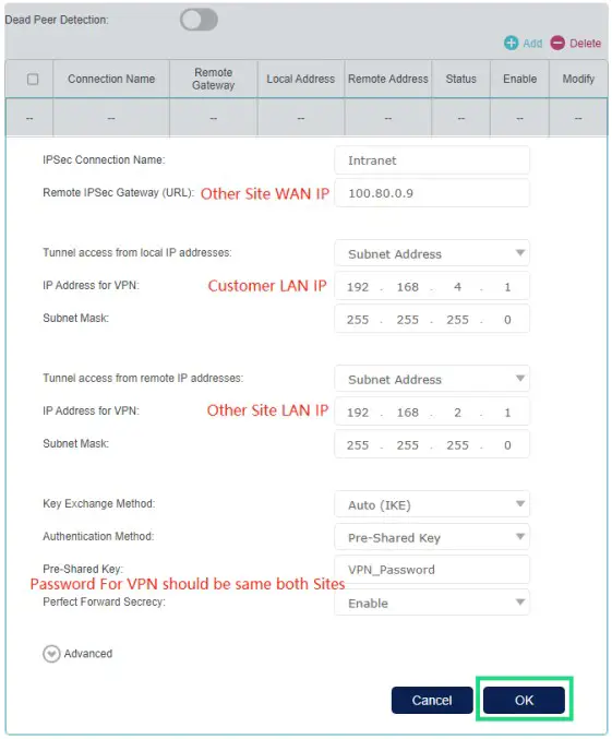 Navigation Menu Option