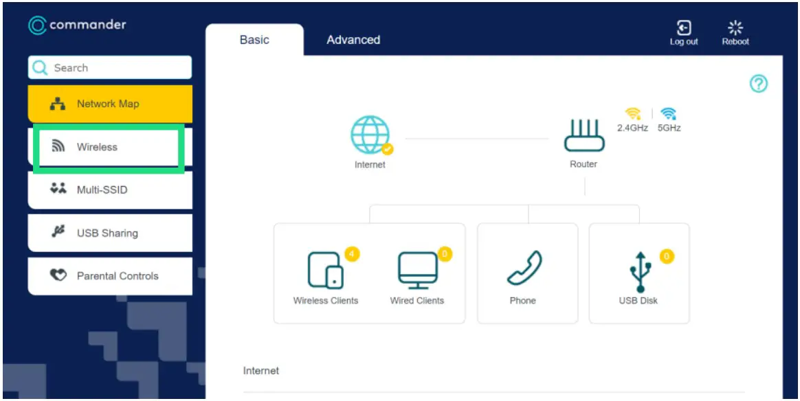 Navigation Menu Option