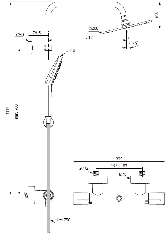 Ideal-Standard-International-A-861-386-AA-CERATHERM-T100-Thermostatic-Shower-fig- (2)