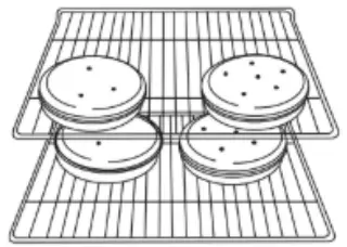 POSITIONING RACKS AND BAKEWARE