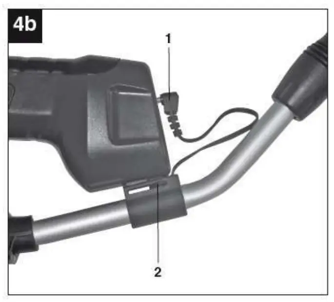 Fitting the long handle