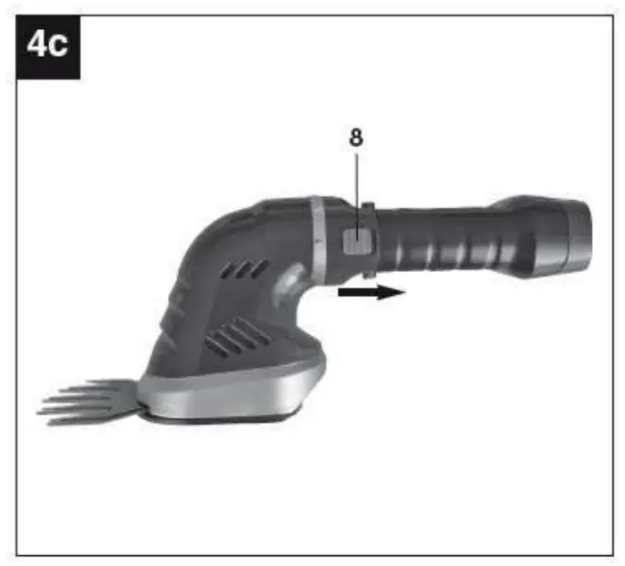 Fitting the long handle