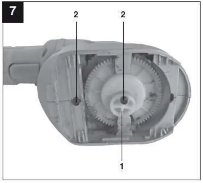 Changing the blades Important. Risk of injury!