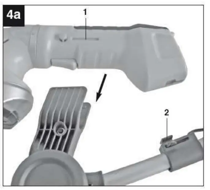 Fitting the long handle
