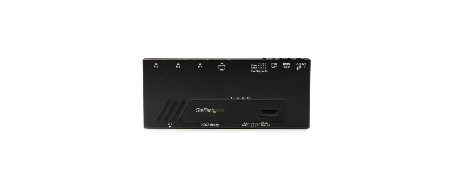 Startech.com Vs421hd4ka 4 Port Hdmi Switch Quick Install Guide Startech.com Vs421hd4ka 4 Port Hdmi Switch Quick Install Guide