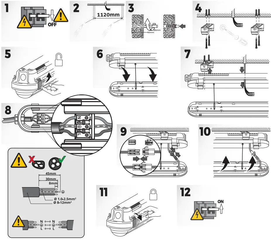 Proventa 2400298 Ultra LED TL Lighting 120 Cm For Garage And Warehouse-FIG4