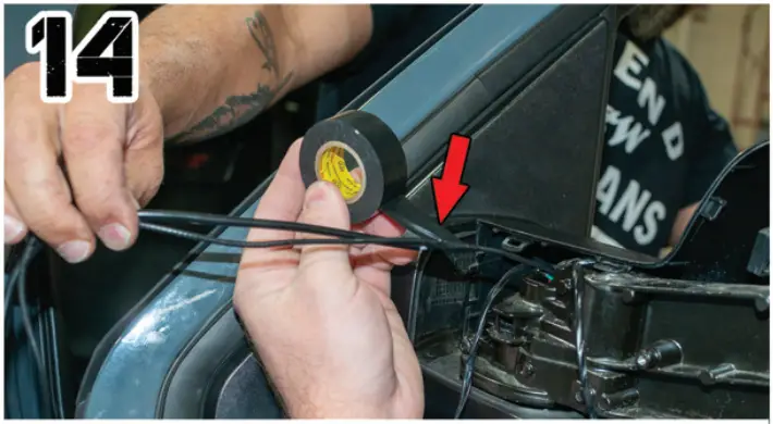 ORACLE LIGHTING RAM DT1500 LED Off-Road Side Mirror - Fig 12