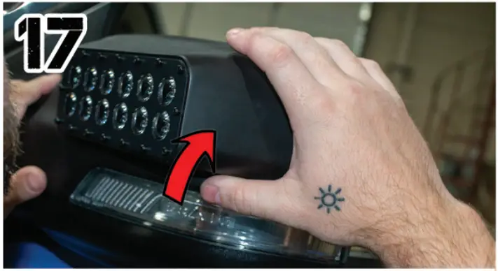 ORACLE LIGHTING RAM DT1500 LED Off-Road Side Mirror - Fig 15