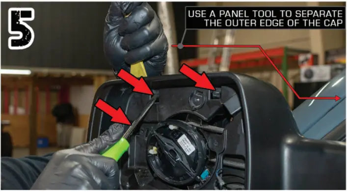 ORACLE LIGHTING RAM DT1500 LED Off-Road Side Mirror - Fig 3