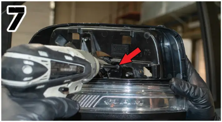 ORACLE LIGHTING RAM DT1500 LED Off-Road Side Mirror - Fig 5