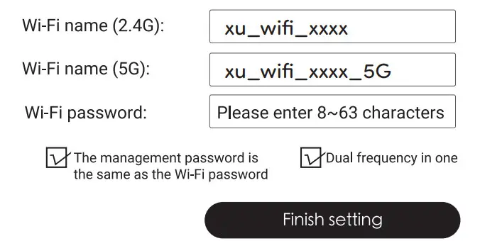 xunison Hub M50 Mesh Tower High Performance Router - setting”
