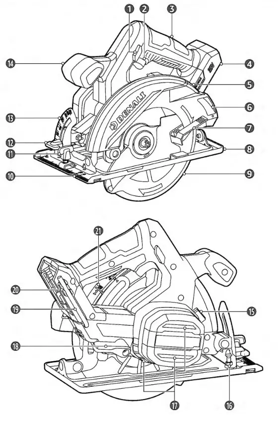 DENALI ACR5406B-00 Circular Saw - Tool Discription