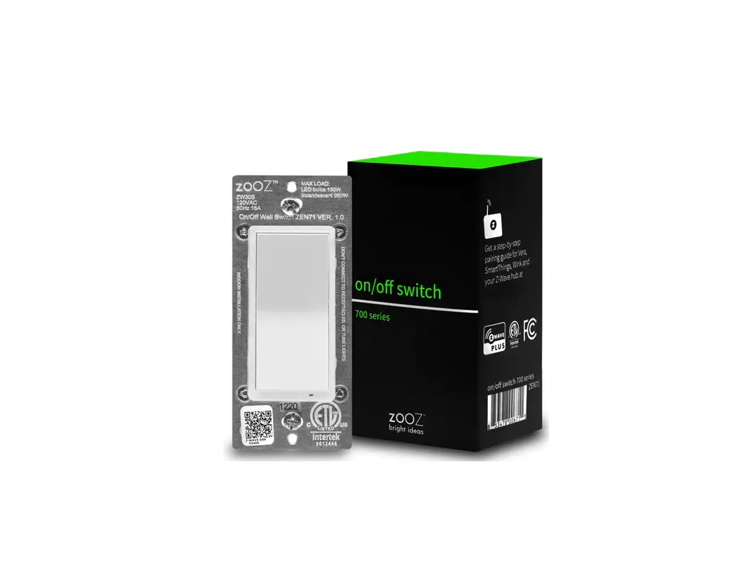 Zooz Zen71 800lr On Off Switch User Manual