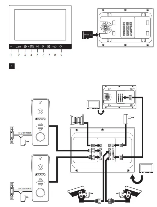 EMOS H3010 Colour Video Doorphone Set