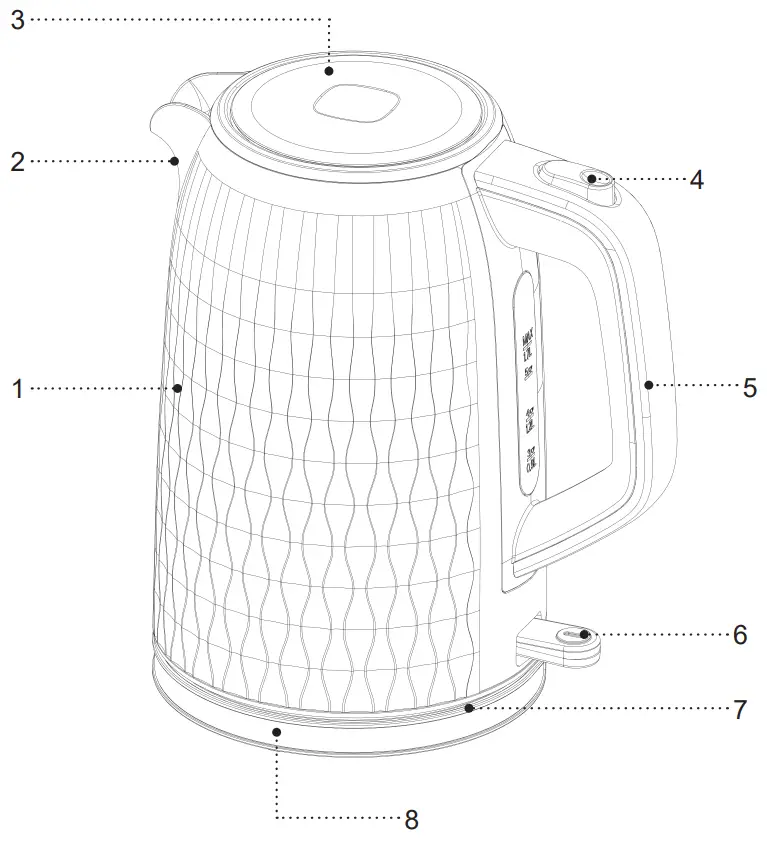 Electric Kettle Br1061