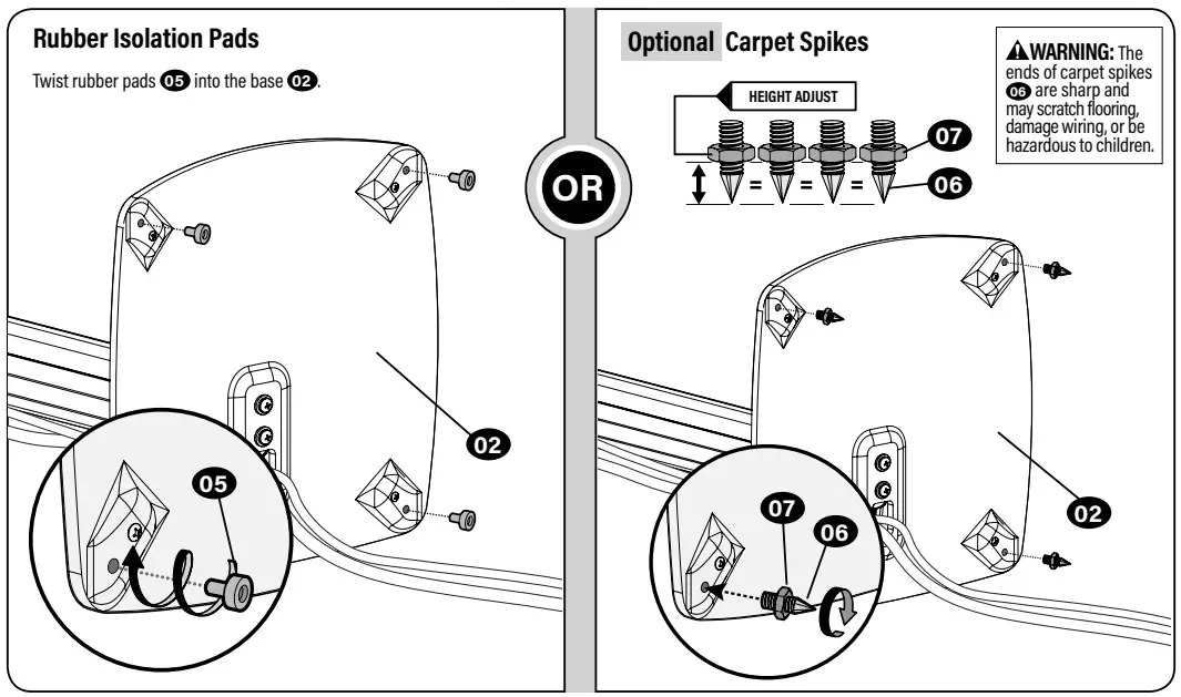 SANUS WSSE31, WSSE32 Speaker Stand for SONOS Era 300 - STEP 3
