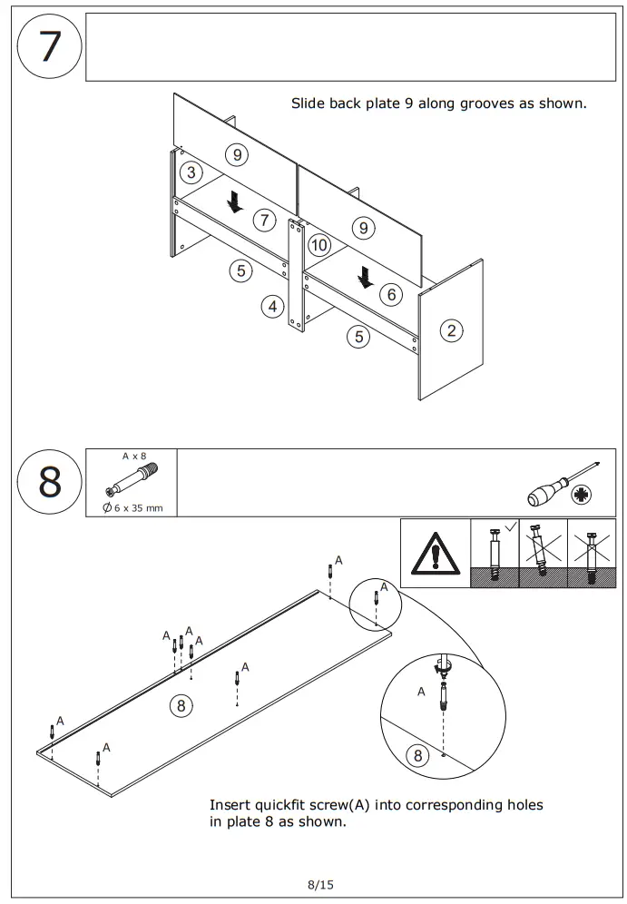 FUFU GAGA LJY KF210198-0 Contemporary Modern White Buffet - Box 5