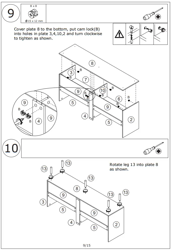 FUFU GAGA LJY KF210198-0 Contemporary Modern White Buffet - Box 6