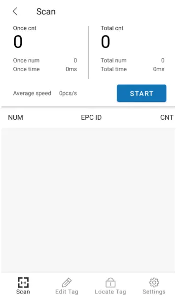 Honeywell IH45 Handheld UHF RFID Reader - Home screen 2