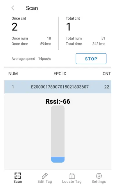 Honeywell IH45 Handheld UHF RFID Reader -Write Tag 5