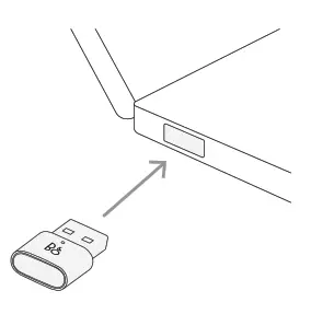 INSERT DONGLE IN COMPUTER