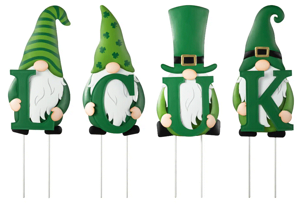 glitzhome-6941327175054 24-Inch-H-St-Patrick's-Day-Yard-Stake-PRODUCT