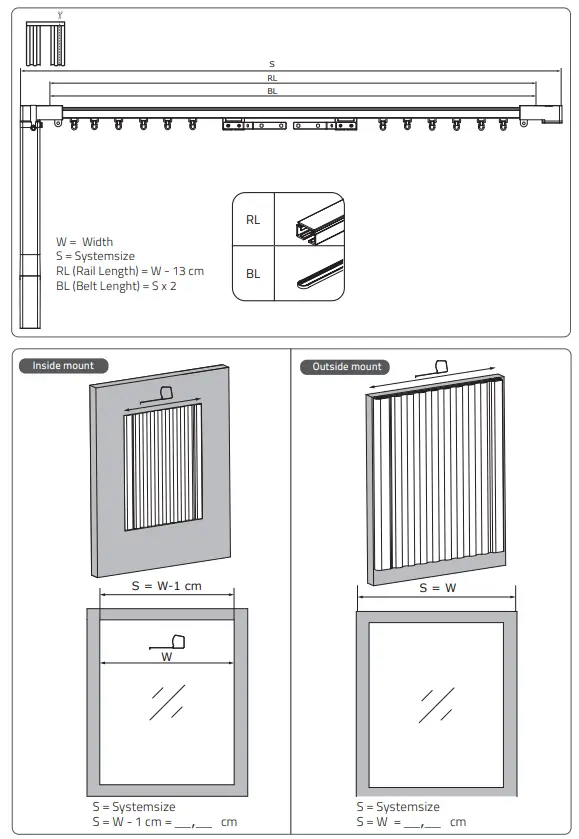 MOTIONBLINDS CM-36 Curtain Motor and Rails - Fig 2