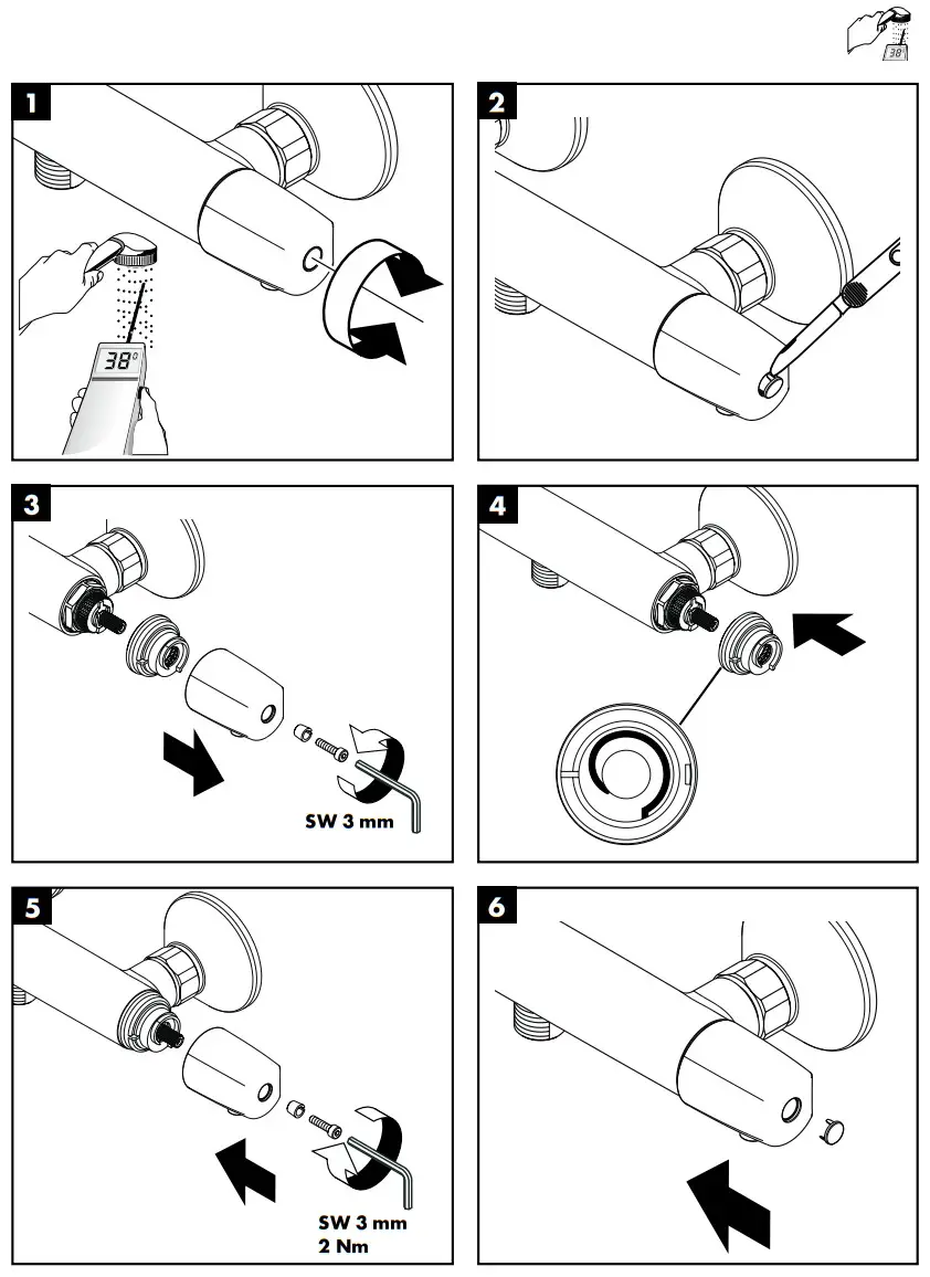 hansgrohe 34435000 AXOR Citterio M Bath Mixers - fig 4