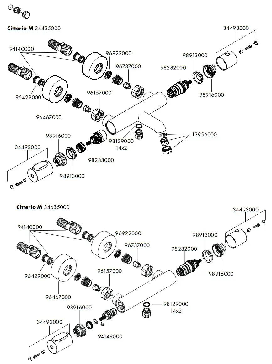 hansgrohe 34435000 AXOR Citterio M Bath Mixers - fig 9