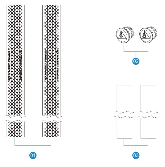 PROFILE DESIGN 357428 Grip It Handlebar Tape - COMPONENT LIST